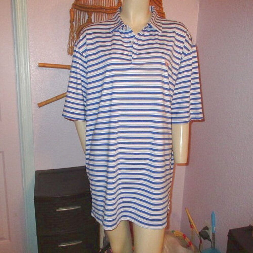 Peter Millar Golf Polo Shirt Mens XL Short Sleeve UPF Summer Comfort Performance